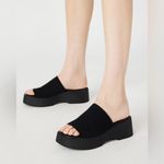 Steve Madden  Slinky30 Black Sandal 6.5 Photo 7