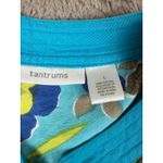 Tantrums Floral Paisley Print Open Front Cardigan Jacket Bohemian Size L Blue Size L Photo 1