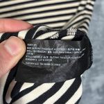 Theory  Twist Front Stripe Pima Cotton Mini Dress Size P (0) Cap Short Sleeve Photo 5