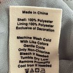 Avec Les Filles NWT  Dylan Slip Mini Sleeveless Dress Womens Size L Blue Chiffon Photo 5