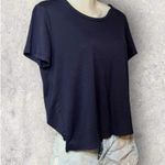 Gant Navy Blue Lighweight Viscose Cap Sleeve Top Oversized Small Photo 1