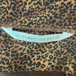 Victoria's Secret Leopard Print With Pink Lace Lingerie Tie Top Size Small Photo 2