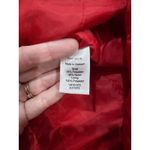 Coldwater Creek Red Metallic Vest Drawstring Waist Womens S/M (6/8) Christmas Photo 7