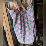 Cabana Life one piece swimsuit halter open back embroidered abstract print Pink Size M Photo 2