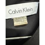 Calvin Klein  Black Silver Embellished Ring Sleeveless Dress Size 4 Whimsigoth Photo 5