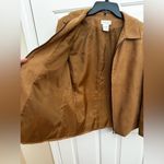 Worthington Vintage 2pc faux suede full zip pant suit size 12 Photo 11