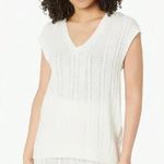 Knit vest White Photo 3