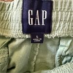 Gap Pants Women Large Green Linen Blend Pull On Drawstring Casual Comfortable Photo 1