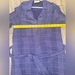 Anthropologie  Maeve Blue Aria Plaid Textured Midi Dress Shirtdress Chic
Xsmall Photo 7