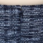 J.Crew NWT Women’s Tweed Fringe Navy Blue and White Sleeveless Sheath Dress Photo 6