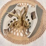 Fly London  Ylva Ice Blue Perforated Leather Platform Wedge Sandals EU40 / US10 Photo 3