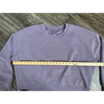 Lululemon  Perfectly Oversized Cropped Crew Softstreme Size 12 Velvet Dust Photo 2