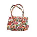 Vera Bradley QUILTED PINK BLUE Floral Multicolor Tote Bag Photo 0