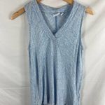 Sigrid Olsen  Linen Striped Sleeveless Top M Photo 2