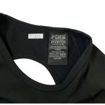 PINK - Victoria's Secret  Women Size Small Black Seamless Shirt Workout Yoga (5-250) Photo 4