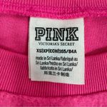 PINK - Victoria's Secret Pink by Victoria’s Secret Embroidered Inside Out Fleece Sweatshirt Pink XS Photo 10