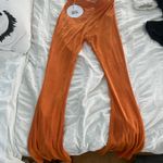 Princess Polly Orange Boogie Pants Flare Photo 2