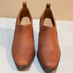 Chinese Laundry  Brown Ankle Booties Square Toe Women's Size 9 Photo 2