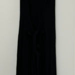 Gap  Maxi Tank Dress with Front Tie Black Size XS Photo 0