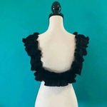 Free People ⭐️ Intimately  black crop top in size small Photo 1