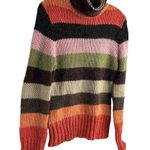 Anthropologie  Laurie B. Stripe Women's Mohair Wool Blend Striped Sweater Size M Photo 2