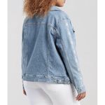 Levi's  Women's Plus Size Original Trucker Denim Jacket Size 4X Lighter Blue New Photo 4
