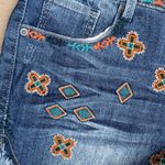 Rue 21 Denim Jean Shorts Western Aztec Cutoffs New Oversized 5/6 Womens Photo 2