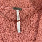 Free People  found my friend oversized boxy cardigan sweater woman's Sz SP Salmon Photo 7