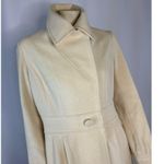 Halogen Retro fitted cream peacoat size medium Photo 3