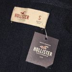 Hollister NWT Womens Navy Blue Babydoll Shirt Top Blouse Small New Photo 3