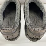 Skechers Vintage Y2K Grey Faux Fur Chunky Platform Lug Sole Cozy Clog Slides Photo 4
