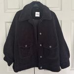 ZARA  Black Shearling Teddy Fleece Jacket Photo 0