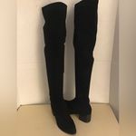 Sol Sana Sol Sala women black suede tall over the knee Aden heel boots Size 6.5 Photo 3