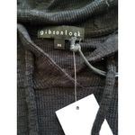 Gibson Look Women Long Sleeve Hooded Sweater Top Black Size XS Photo 6