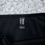 Hurley Ribbed Black 2 Piece Swimsuit Bikini Set Size XL Rib Triangle New Photo 4