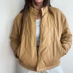 Andrew Marc Marc New York  Faux Leather Quilted Jacket in Camel Photo 2