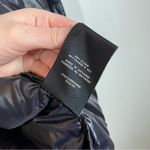 SAM. S13 Black Jane Sherpa Trim Hooded Down Puffer Coat Size M Photo 4