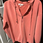 Cable & Gauge  Sport
Pullover Soft Hoodie Size M Women Quarter Zip Photo 0