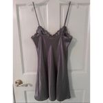 Victoria's Secret VICTORIA’S SECRET Vintage Grey Lace Slip Dress with Slit Photo 1