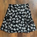 YESSICA black & white palm tree flounce skirt, size S Photo 0