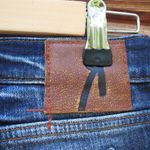 Rock Revival  Remix Vintage Blue Mid Rise Skinny Jeans Photo 9