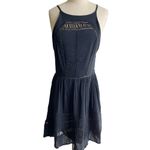 Sam Edelman  Black Lace Crochet Trim Dress Photo 4