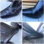 Apostrophe NWOT Black  Patchwork Patent Leather Heeled Boots Booties Photo 9