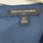 Banana Republic  Factory Navy Blue Sleeveless Jumpsuit Sz 2P Petite Crop Wide Leg Photo 5