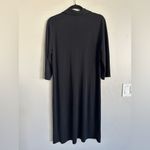 Willi Smith black collared midi dress size large Photo 6