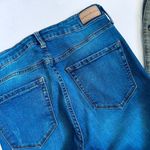 Aeropostale  Distressed High Waisted Cropped Jegging Denim Midwash Photo 4