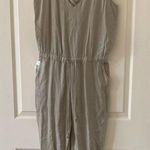 Cloth & Stone Clotth & Stone Stylish ligh Olive green Sleeveless Jumpsuit Photo 0