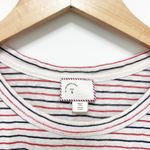 Anthropologie By  Red White Blue Striped Hemp Organic Cotton T Shirt Sz S Photo 1