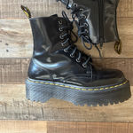 Dr. Martens Black Platform Boots Photo 3