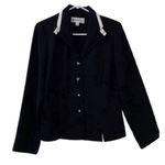 Danny & Nicole  Black & White Blazer (Size 10) Photo 0